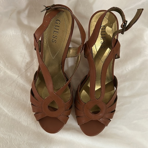 GUESS Cork Wedge Sandal - Picture 2 of 4